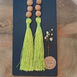 Kõrvarõngad pihlakas ja tutt / tumeroheline