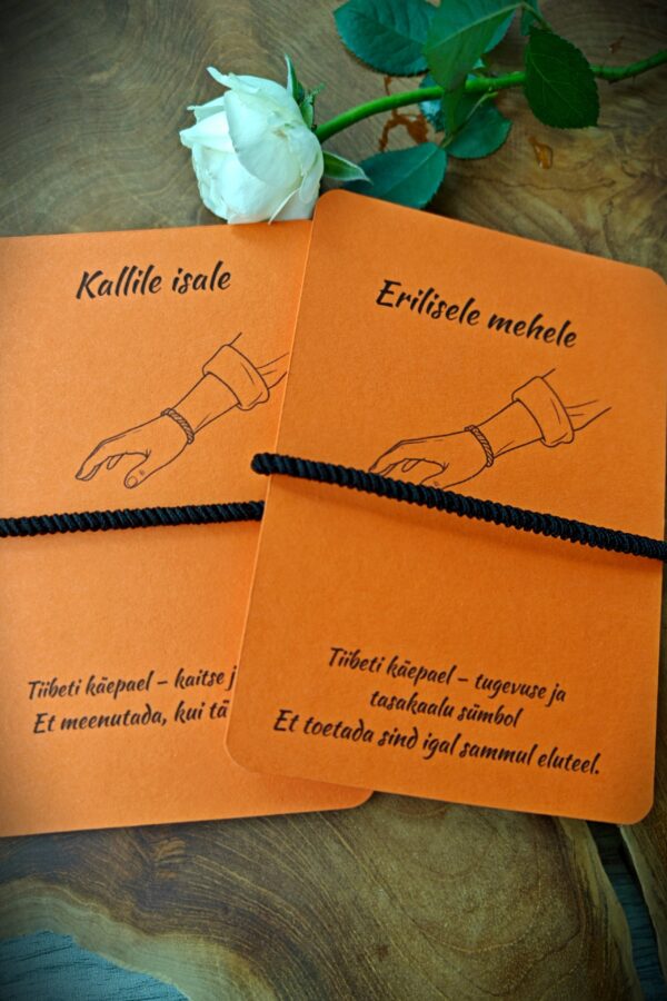 tiibeti käepael - “Kallile isale” / “Erilisele mehele”