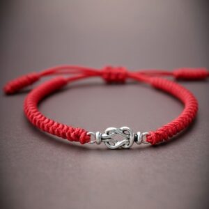 Punane tiibeti käepael " Lõpmatuse sõlm"