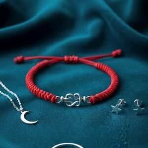 Punane tiibeti käepael " Lõpmatuse sõlm"