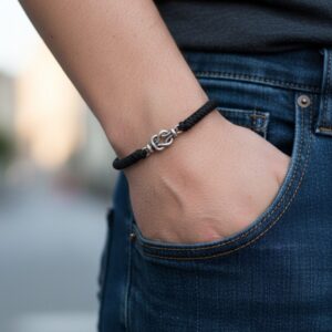 Must tiibeti käepael ” Lõpmatuse sõlm”