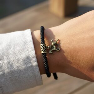 Must tiibeti käepael "Tulihobuse vägi"