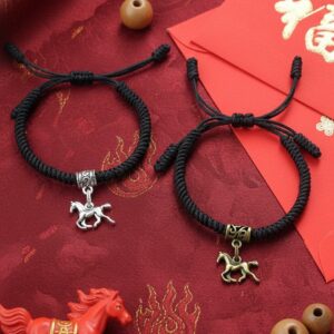 Must tiibeti käepael "Tulihobuse vägi"