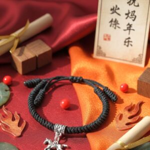 Must tiibeti käepael "Tulihobuse vägi"