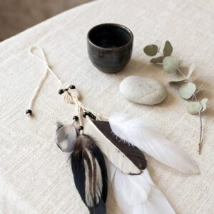 Juuksekaunistus"Öökull ja suled"